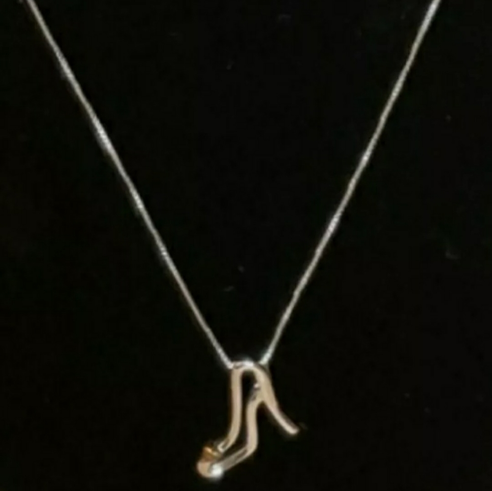 Helzberg 925 14k Disney Cinderella Necklac - Picture 4 of 9